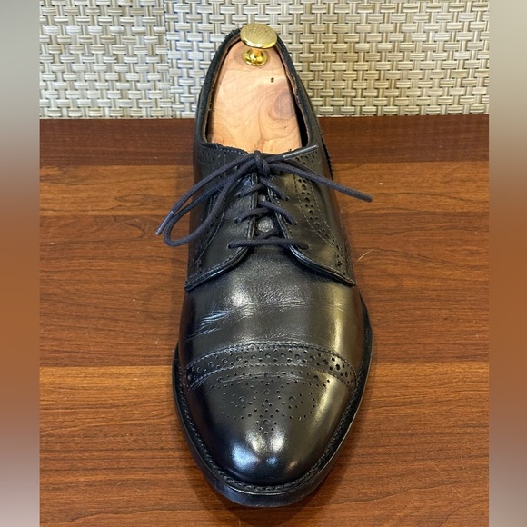 ?2xHP?2023 Allen Edmonds Black Leather Lexington Cap-Toe Derby 11.5 main image 13